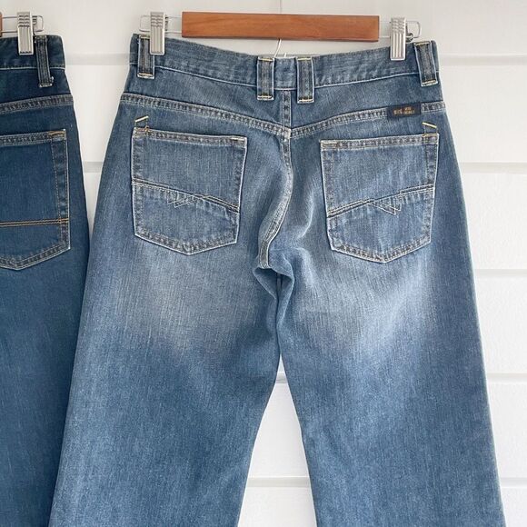 Cat & Jack & Wrangler Boys Straight Husky Size Jeans 10H Husky Like New - Picture 11 of 16